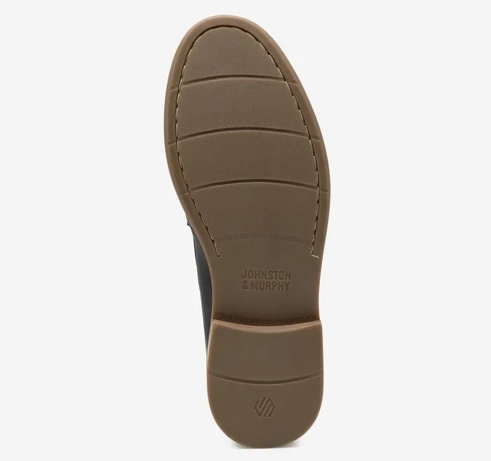 Johnston and Murphy Lyles Penny Black Full Grain Men SlipOns Johnston and Murphy Lyles Penny Black Full Grain Men SlipOns