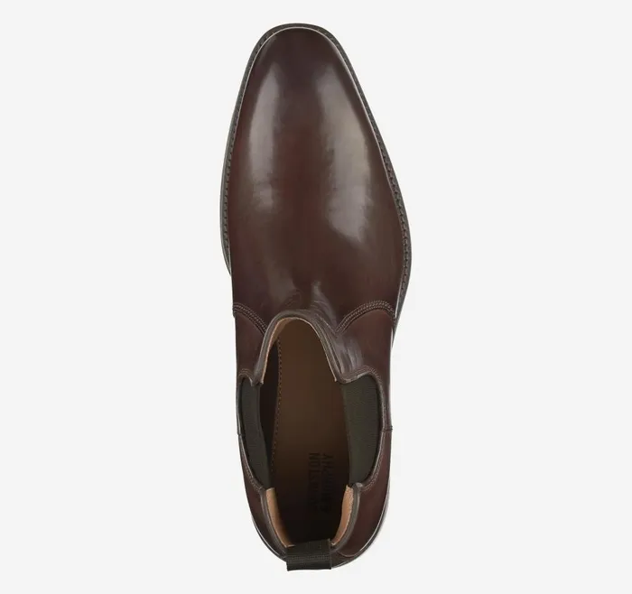 Johnston and Murphy Meade Chelsea Boot Mahogany Italian Calfskin Men Boots Johnston and Murphy Meade Chelsea Boot Mahogany Italian Calfskin Men Boots