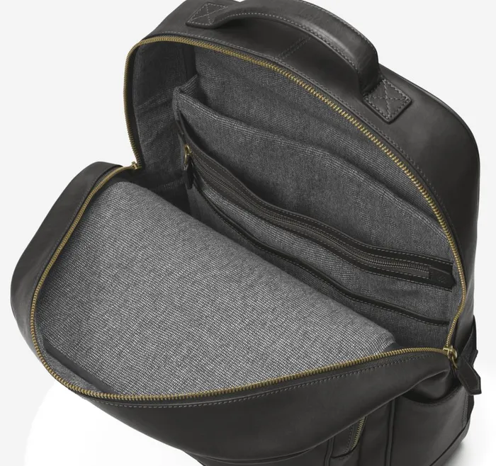Johnston and Murphy Rhodes Backpack Black Full Grain Men Backpacks and Briefcases Johnston and Murphy Rhodes Backpack Black Full Grain Men Backpacks and Briefcases