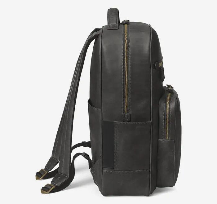 Johnston and Murphy Rhodes Backpack Black Full Grain Men Backpacks and Briefcases Johnston and Murphy Rhodes Backpack Black Full Grain Men Backpacks and Briefcases