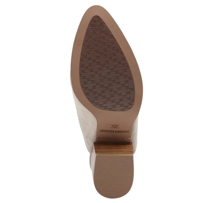 Johnston and Murphy Trista Mule Taupe Italian Suede Women Mules and Loafers Johnston and Murphy Trista Mule Taupe Italian Suede Women Mules and Loafers