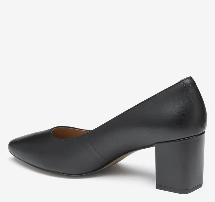 Johnston and Murphy Vicki Pump Black Glove Leather Women Heels and Platform Wedges Johnston and Murphy Vicki Pump Black Glove Leather Women Heels and Platform Wedges