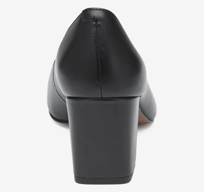 Johnston and Murphy Vicki Pump Black Glove Leather Women Heels and Platform Wedges Johnston and Murphy Vicki Pump Black Glove Leather Women Heels and Platform Wedges