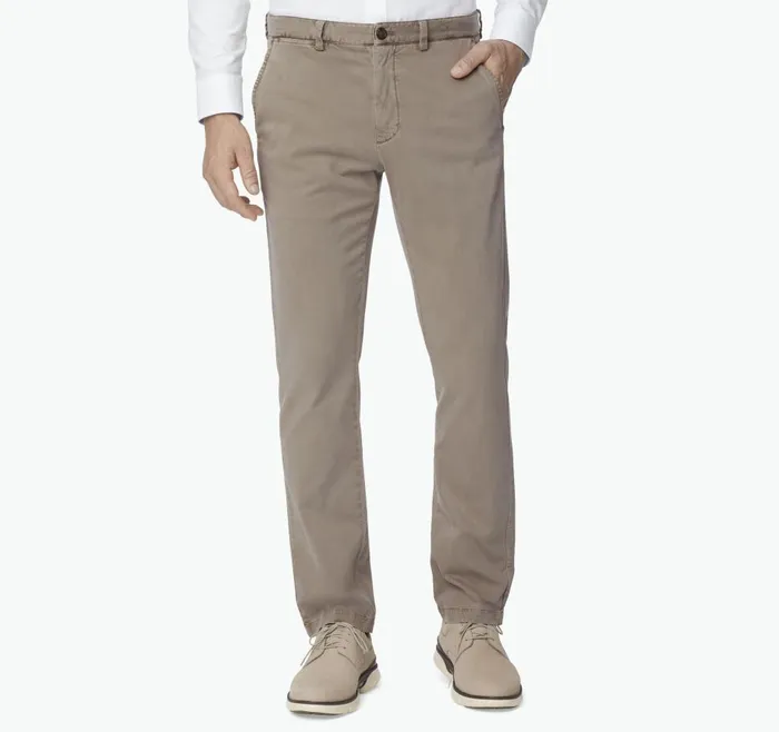 Johnston and Murphy Washed Chinos Taupe Men Pants and Jeans