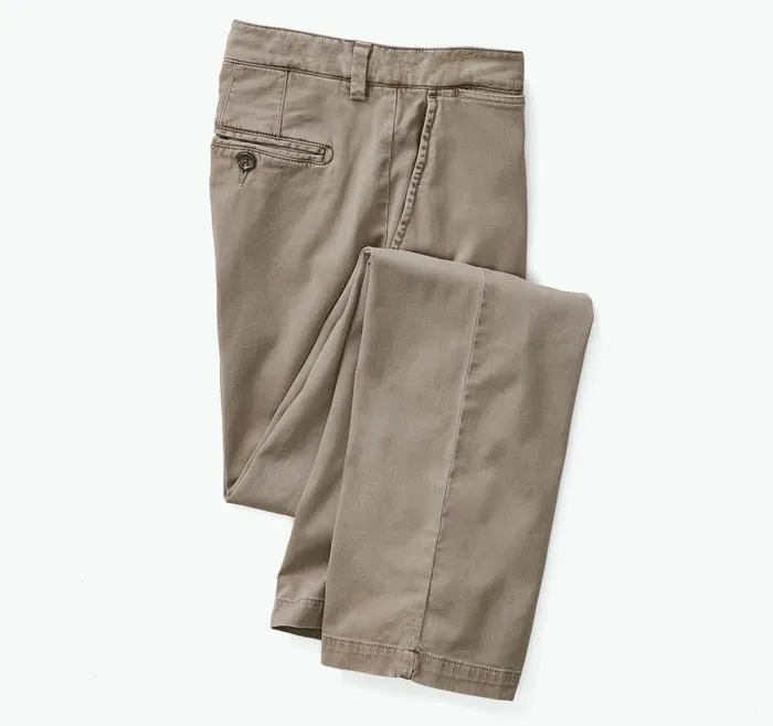 Johnston and Murphy Washed Chinos Taupe Men Pants and Jeans Johnston and Murphy Washed Chinos Taupe Men Pants and Jeans