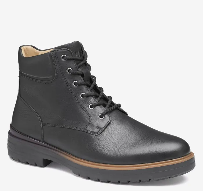 Johnston and Murphy XC4 Henson Plain Toe Boot Black Waterproof Full Grain Men Boots Johnston and Murphy XC4 Henson Plain Toe Boot Black Waterproof Full Grain Men Boots