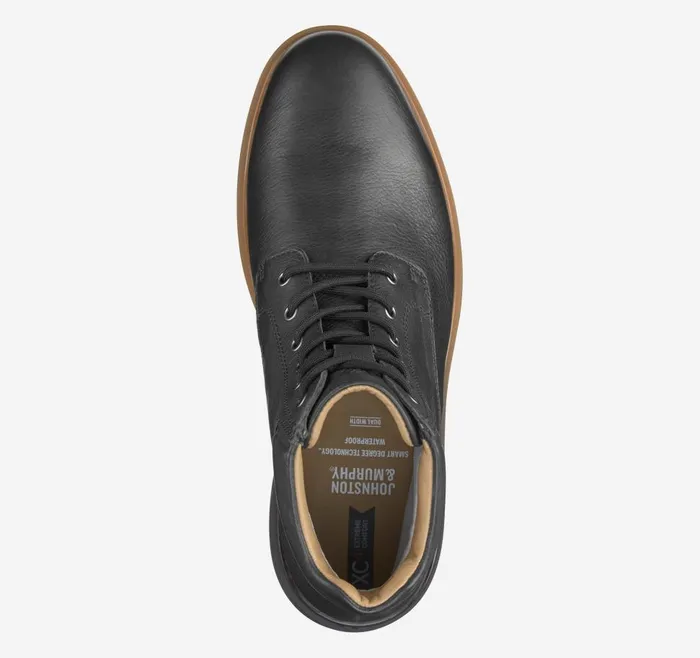 Johnston and Murphy XC4 Henson Plain Toe Boot Black Waterproof Full Grain Men Boots Johnston and Murphy XC4 Henson Plain Toe Boot Black Waterproof Full Grain Men Boots
