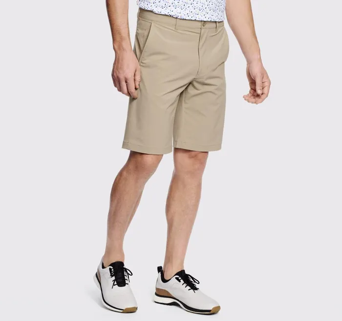Johnston and Murphy XC4 Performance Shorts Khaki Men Shorts