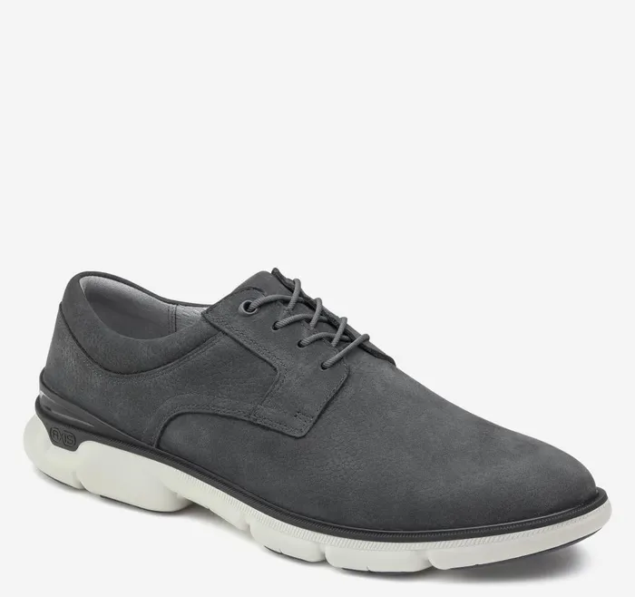 Johnston and Murphy XC4 Tanner Plain Toe Dark Gray Nubuck Men LaceUps