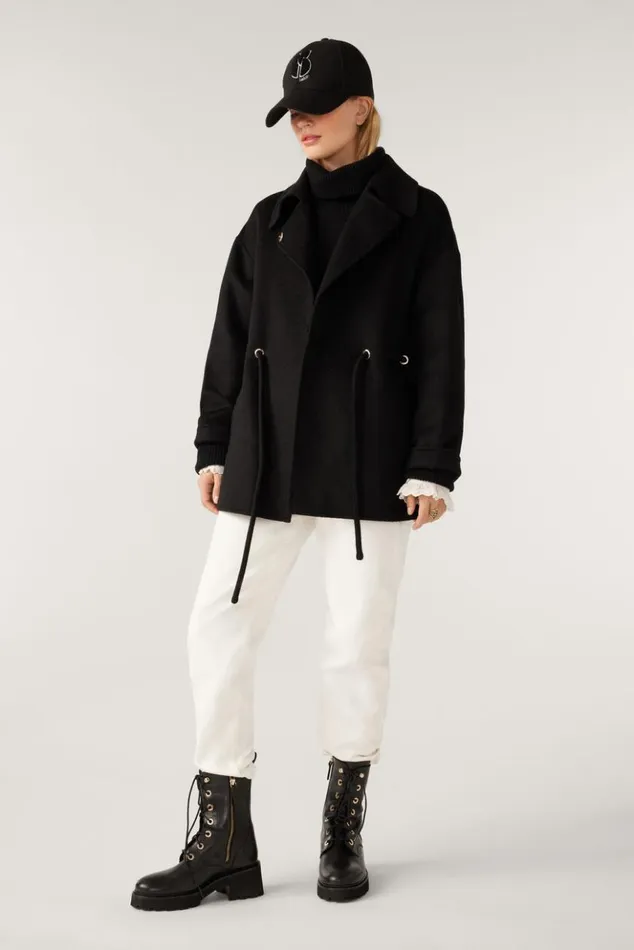 KamLooseFitting Coat Clothing Baandsh Jackets and Coats