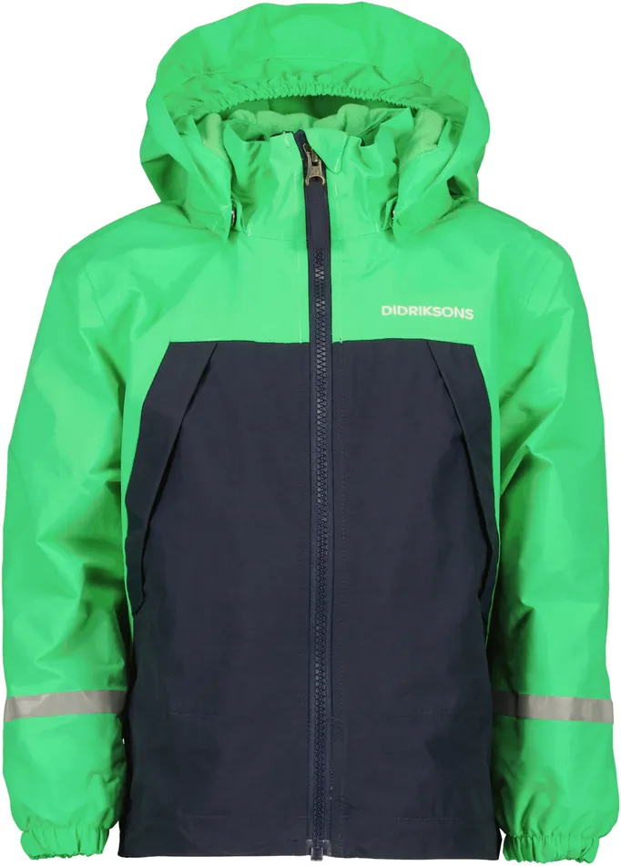 Kids Frog Green Didriksons Spring Jackets