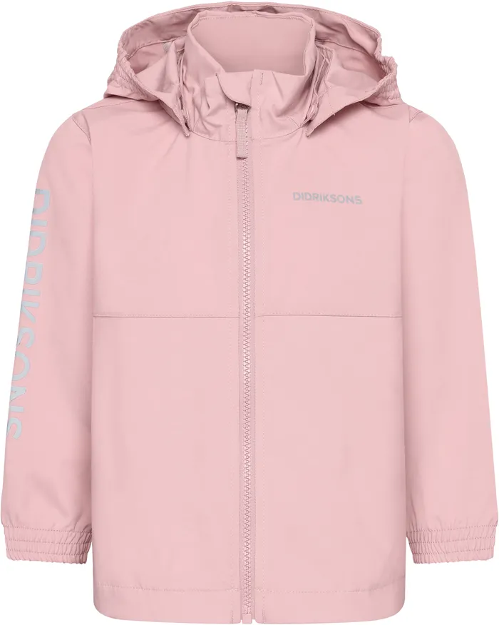Kids Hallon Jacket Soft Pink Didriksons Spring Jackets