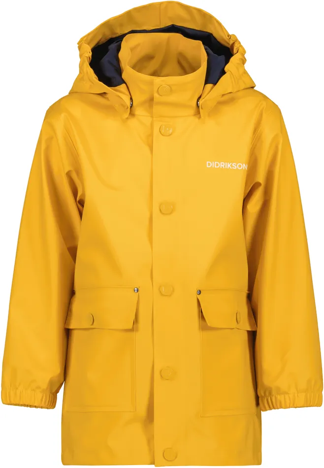 Kids Jojo Jacket Oat Yellow Didriksons Spring Jackets