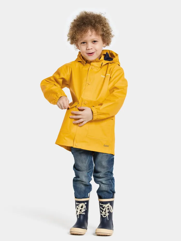 Kids Jojo Jacket Oat Yellow Didriksons Spring Jackets