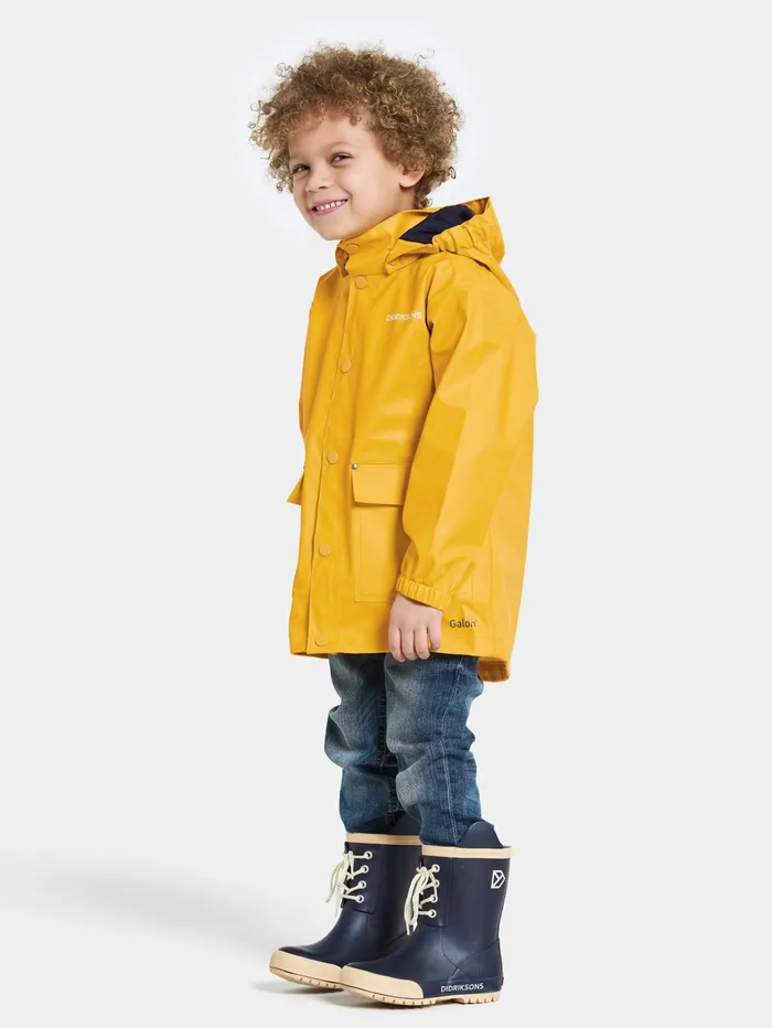 Kids Jojo Jacket Oat Yellow Didriksons Spring Jackets