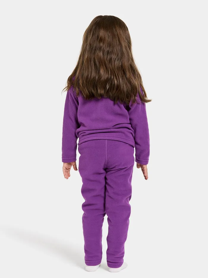 Kids Monte FullZip Royal Purple Didriksons Fleece and Midlayers