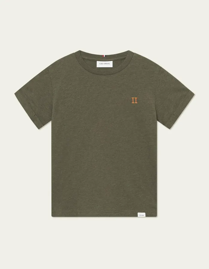 Kids Nrregaard TShirt Kids 8211 Seasonal 8211 Forest GreenOrange Les Deux Tops Kids Nrregaard TShirt Kids 8211 Seasonal 8211 Forest GreenOrange Les Deux Tops