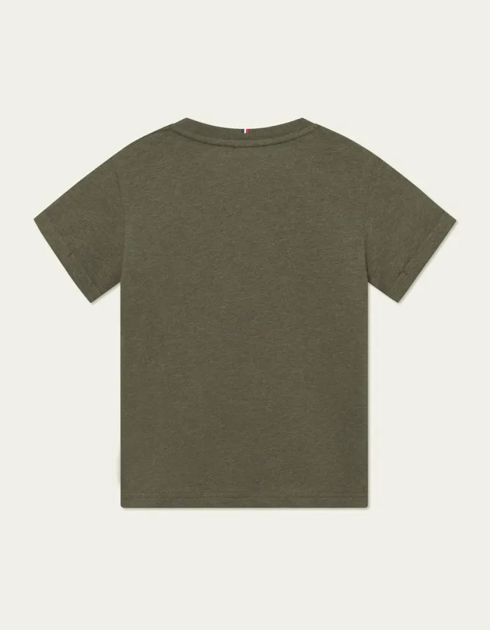 Kids Nrregaard TShirt Kids 8211 Seasonal 8211 Forest GreenOrange Les Deux Tops