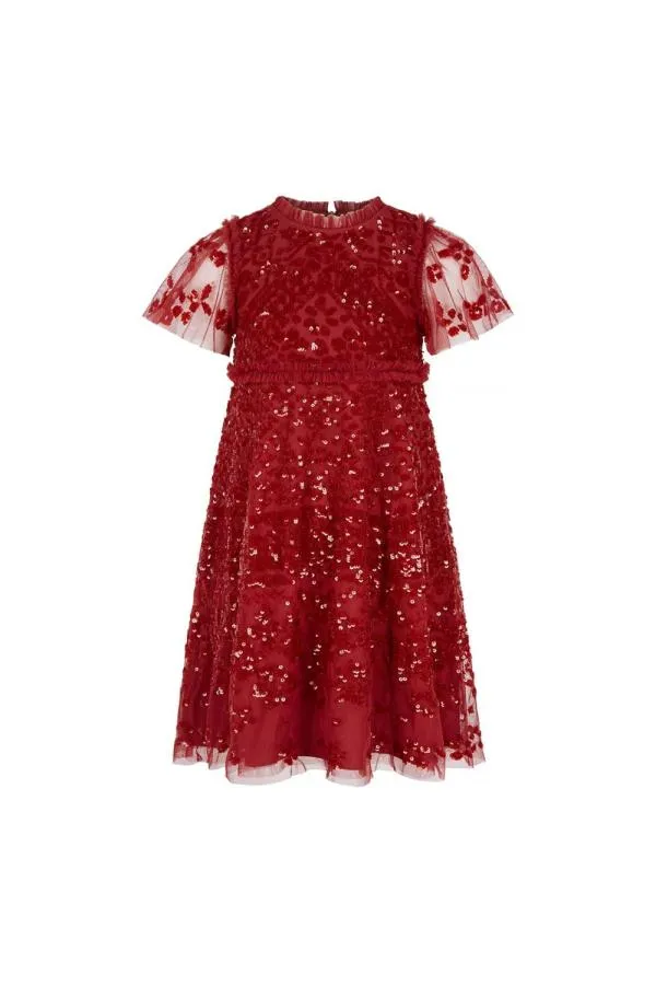 KIDS Needle and Thread Aurora Kids Dress Red KIDS Needle and Thread Aurora Kids Dress Red