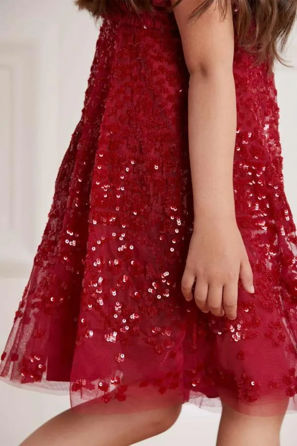 KIDS Needle and Thread Aurora Kids Dress Red KIDS Needle and Thread Aurora Kids Dress Red