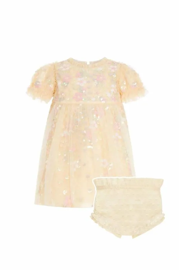 KIDS Needle and Thread Confetti Baby Dress Yellow KIDS Needle and Thread Confetti Baby Dress Yellow