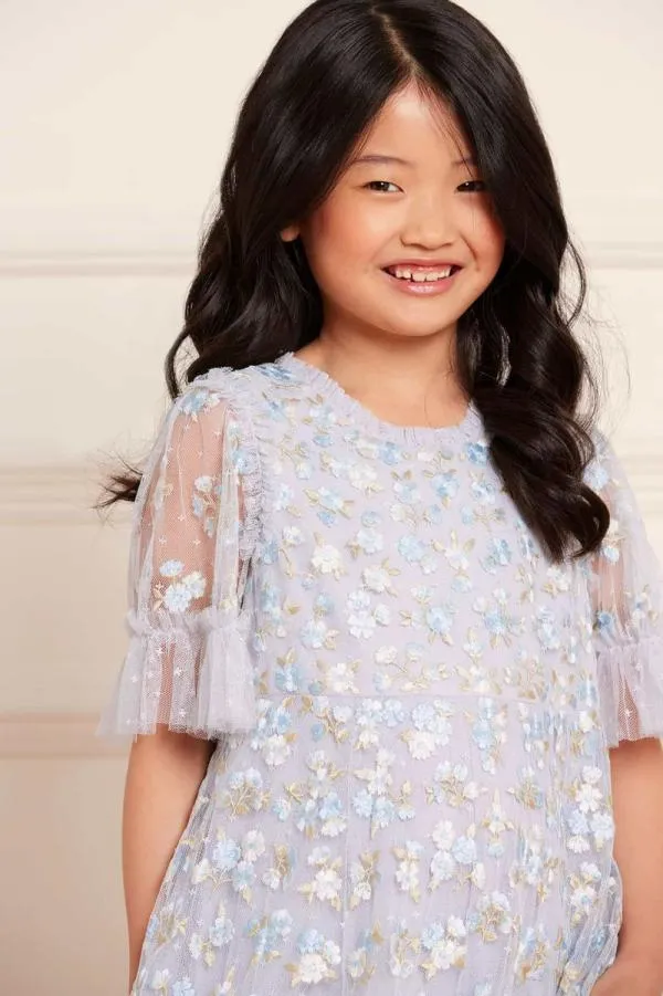 KIDS Needle and Thread Evening Primrose Kids Dress Blue KIDS Needle and Thread Evening Primrose Kids Dress Blue