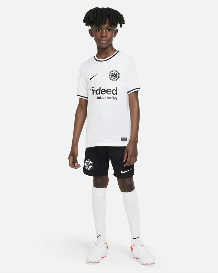 Kids Nike All Clothing Eintracht Frankfurt 202223 Stadium Home Whiteblack