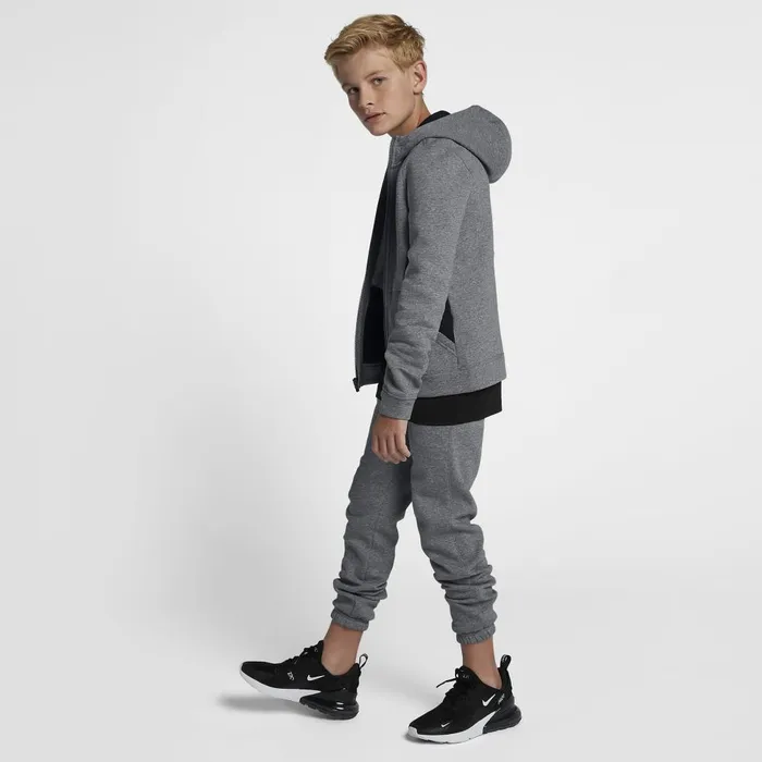 Kids Nike All Clothing Sportswear Carbon Heatherblackwhite