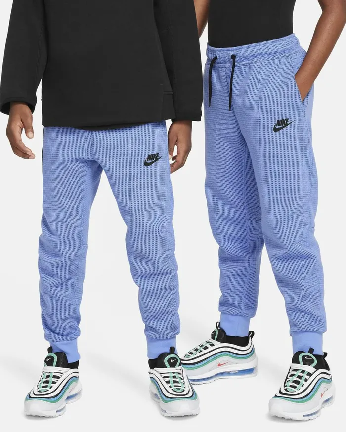 Kids Nike All Clothing Sportswear Tech Fleece Polarmidnight Navyblack