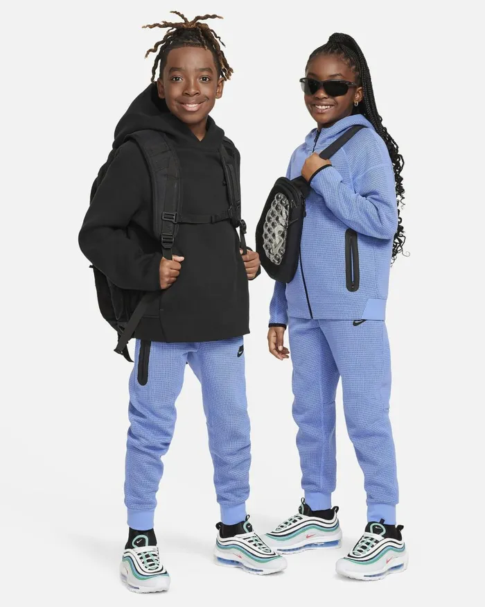 Kids Nike All Clothing Sportswear Tech Fleece Polarmidnight Navyblack
