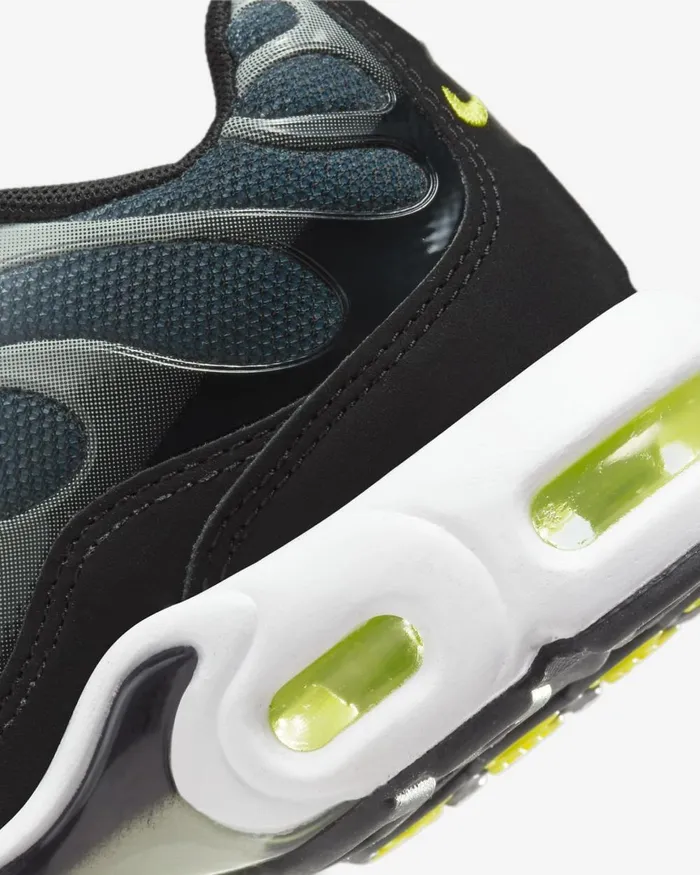 Kids Nike All Shoes Air Max Plus Blacklight Silverwhitebright Cactus