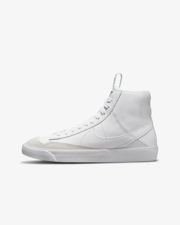Kids Nike All Shoes Blazer Mid 03977 SE Dance Whitewhiteblackwhite