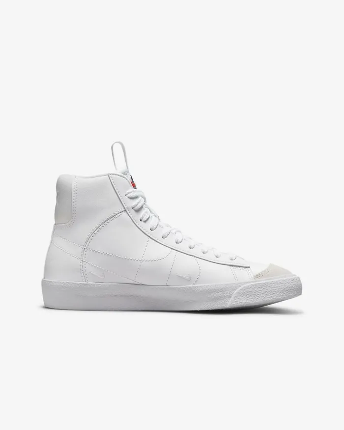 Kids Nike All Shoes Blazer Mid 03977 SE Dance Whitewhiteblackwhite