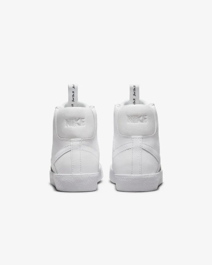 Kids Nike All Shoes Blazer Mid 03977 SE Dance Whitewhiteblackwhite