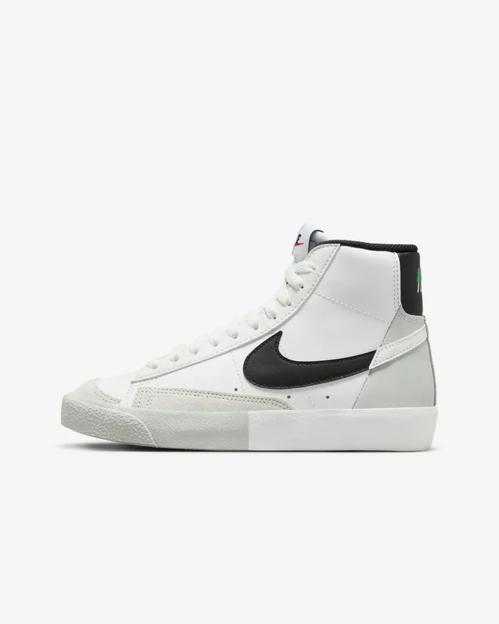 Kids Nike All Shoes Blazer Mid 03977 SE Summit Whitelight Silverstadium Greenblack Kids Nike All Shoes Blazer Mid 03977 SE Summit Whitelight Silverstadium Greenblack