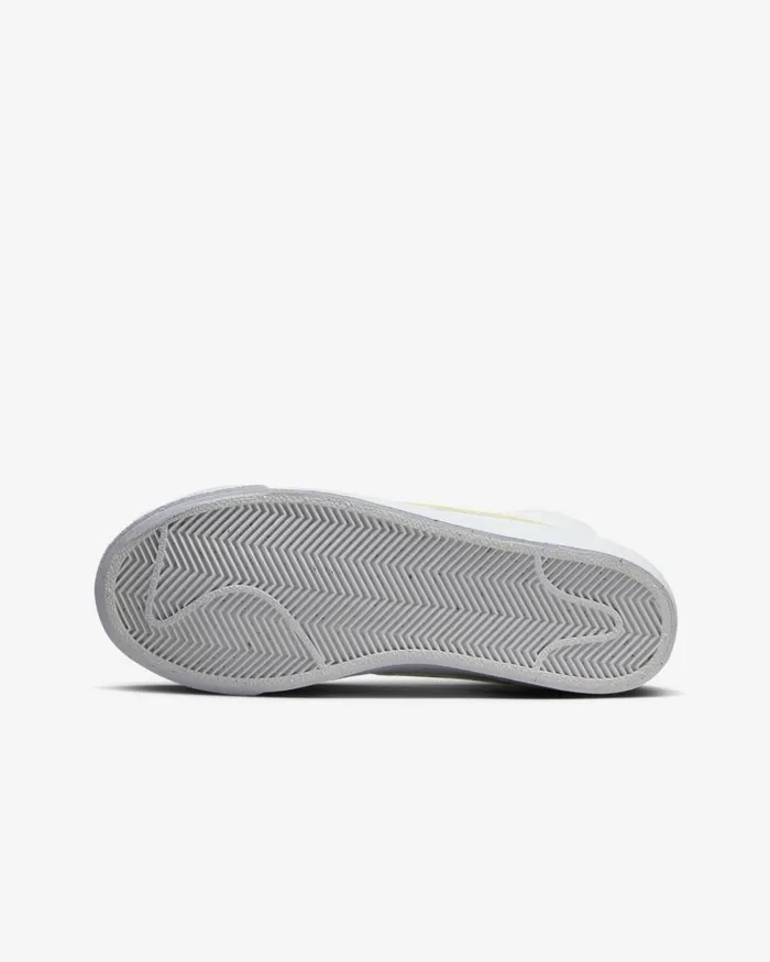 Kids Nike All Shoes Blazer Mid Next Nature Whitecitron Tintspeed Yellowvivid Orange