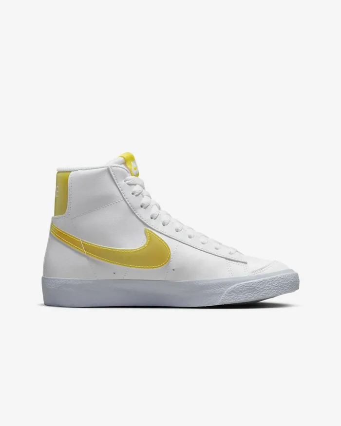 Kids Nike All Shoes Blazer Mid Next Nature Whitecitron Tintspeed Yellowvivid Orange