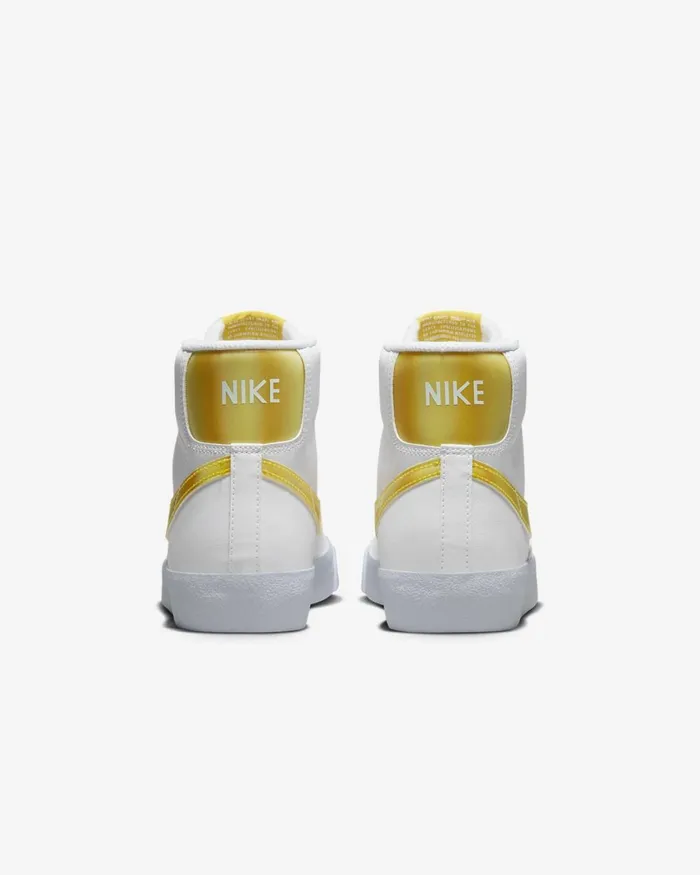 Kids Nike All Shoes Blazer Mid Next Nature Whitecitron Tintspeed Yellowvivid Orange