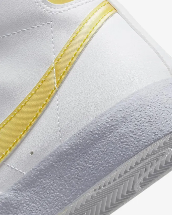 Kids Nike All Shoes Blazer Mid Next Nature Whitecitron Tintspeed Yellowvivid Orange