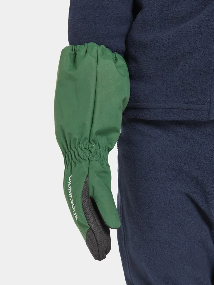 Kids Shell Gloves Pine Green Didriksons Gloves and Mittens