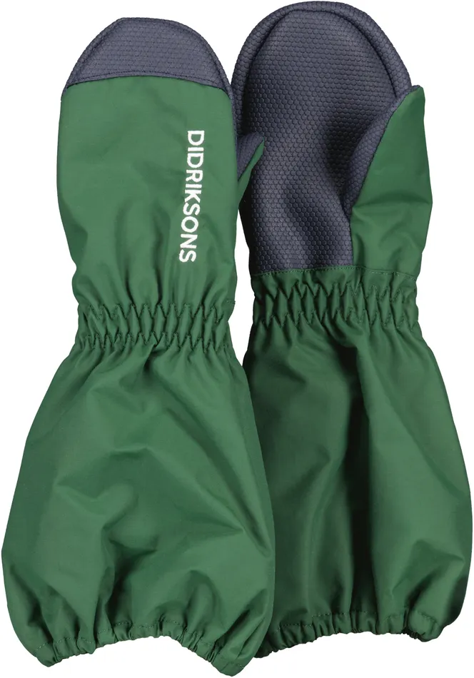 Kids Shell Gloves Pine Green Didriksons Gloves and Mittens