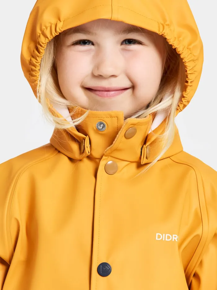 Kids Slaskeman Set Dark Pollen Didriksons Unlined Rain Set