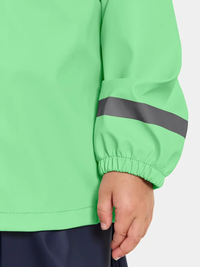 Kids Slaskeman Set Dusty Lime Didriksons Unlined Rain Set
