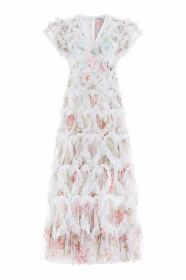 KIDSWomen Needle and Thread Paradise Garden Amorette VNeck Gown Multi
