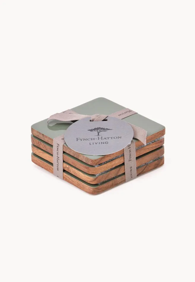 Kitchen Accessories Living FYNCHHATTON Jala Coasters Set Of 4 Sageorchidelephant Graydove Blue Kitchen Accessories Living FYNCHHATTON Jala Coasters Set Of 4 Sageorchidelephant Graydove Blue