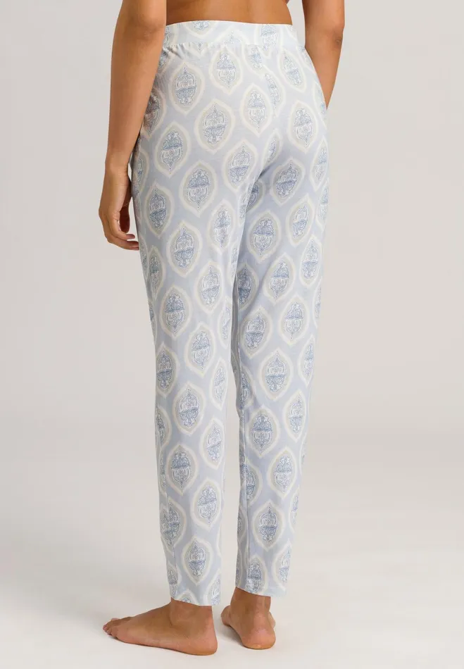 Knit Pants Print Soft Arabesque Women HANRO Pajama Bottoms
