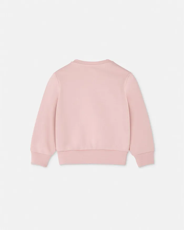 Knitwear and Sweatshirts Kids Versace 90s Vintage Logo Baby Sweatshirt Light Pink