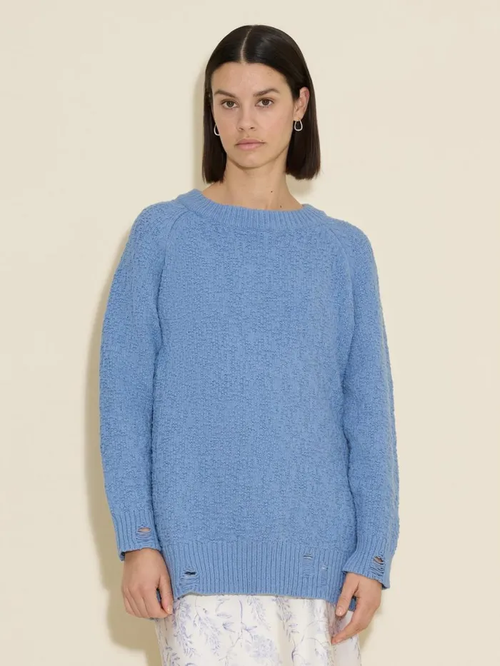 Knitwear Women Holzweiler Bud Knit Sweater Lt Blue