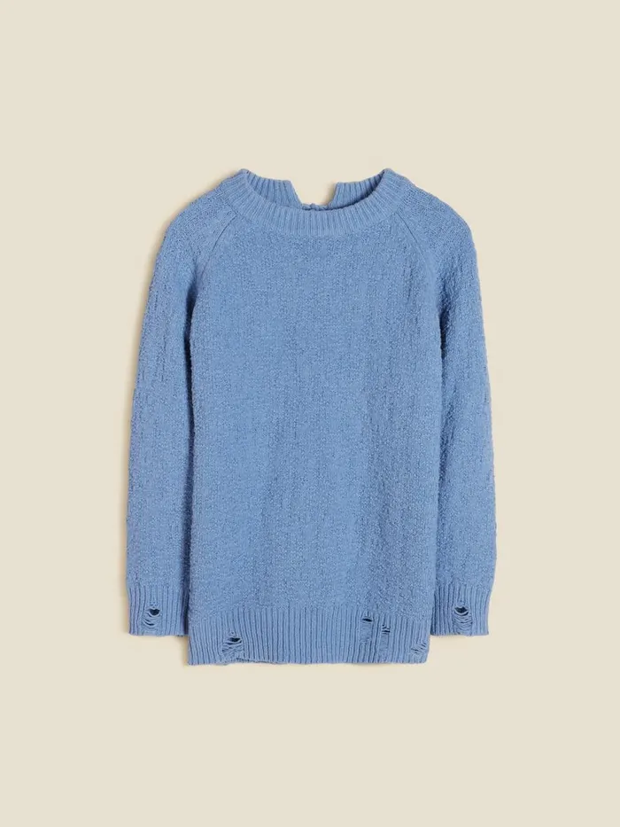 Knitwear Women Holzweiler Bud Knit Sweater Lt Blue