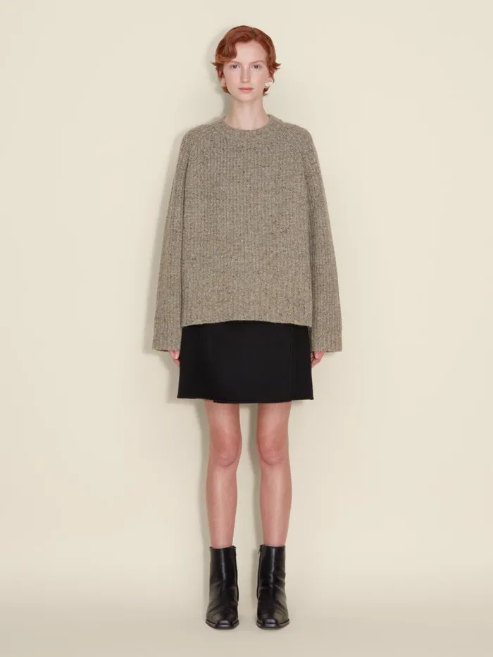Knitwear Women Holzweiler Fure Multi Knit Sweater Lt Green Mix